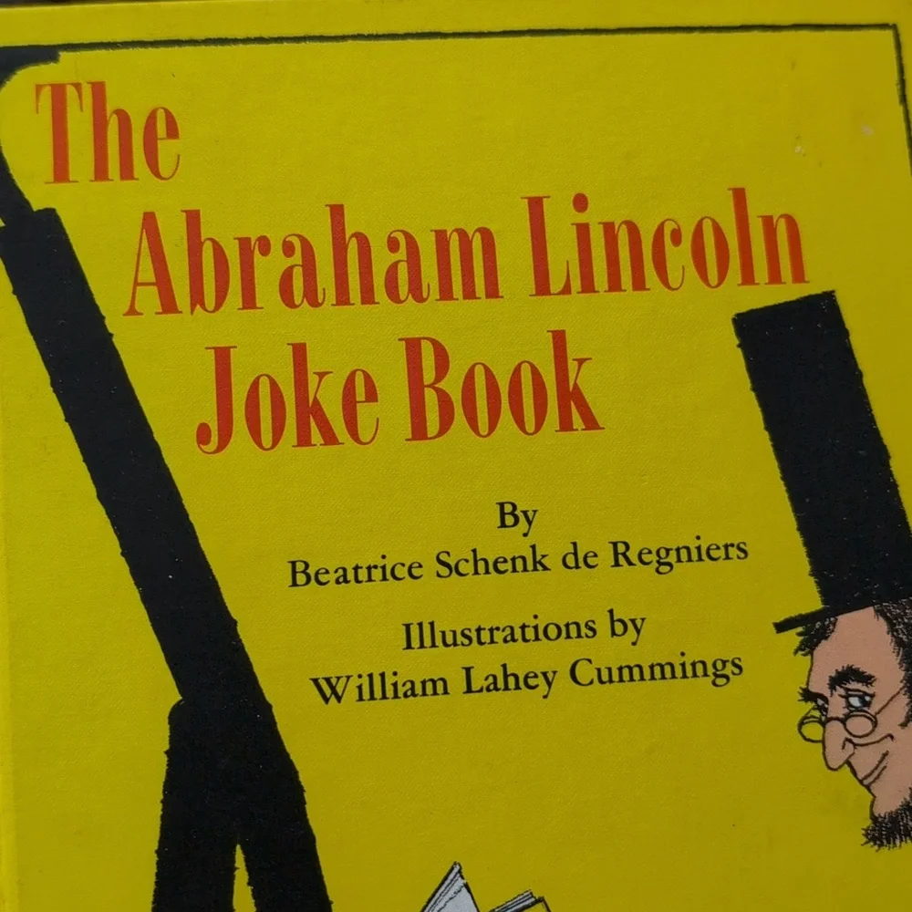 Vintage Set Of‎ 2 Lincoln Books Abraham Lincoln Joke Book/Collected Works